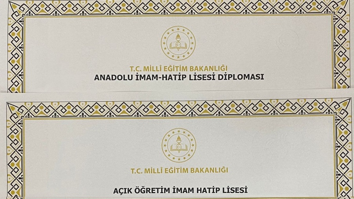2024-2025 Eğitim-Öğretim Yılında Mezun Olan Öğrencilerimizin Diplomaları Hazırlanmıştır
